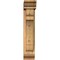 Ekena Millwork Olympic Traditional Smooth Bracket w/ Offset Brace, Western Red Cedar, 5 1/2"W x 16"D x 28"H BKT0604X16X28OLY01SWR - alternate 3
